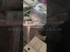 Prostokątna cienka cegła fornirowana o standardowym rozmiarze